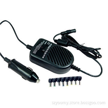 Universal DC Laptop Car Power 80W Regulated Adapter, 1 Year Warranty